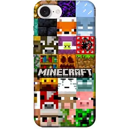 Чохол Demsky Minecraft collage для Apple iPhone 16e (6.1)