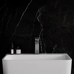 Змішувач для умивальника Omnires Parma nickel PM7410IN Нікель - мініатюра 2