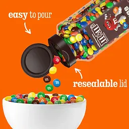 Драже M&M's Milk Chocolate Candy Bulk Jar 722г - мініатюра 3