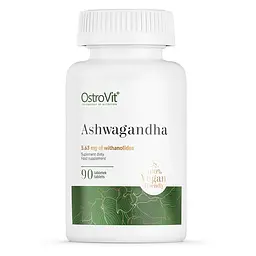 Натуральна добавка OstroVit Vege Ashwagandha, 90 таблеток