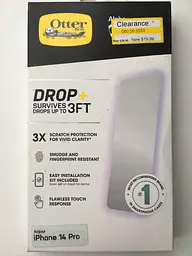 Захисне скло протиударне OtterBox Alpha Glass 3X для iPhone 14 Pro (77-88547)