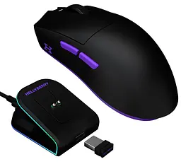 Миша HATOR Hellyberry HM47 Wireless Black Violet (HM47_black_violet) - мініатюра 8