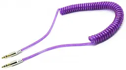Кабель Dengos AUDIO-PLS-PRUZH AUX 3,5мм-3,5мм Purple