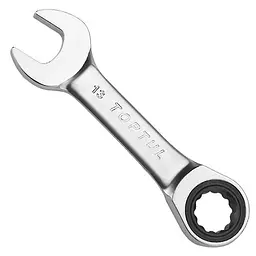 Тріскатковий ключ комбінований укорочений 13мм Toptul hoz0008529