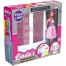 Гардеробна Dede з лялькою Linda (3783) - мініатюра 2