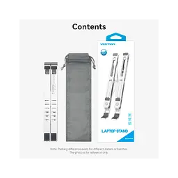 Підставка до ноутбука Vention Laptop X-type Stand Silver Aluminum Alloy (KDMI0) - мініатюра 12