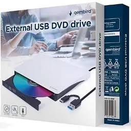 Зовнiшній DVD DVD-USB-03-BW - мініатюра 2