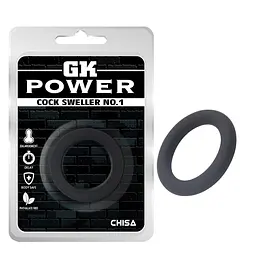 Ерекційне кільце GK Power Cock Sweller No.1 чорний - мініатюра 2