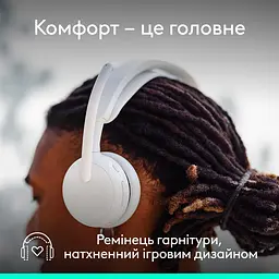 Bluetooth-гарнітура Logitech Zone Wireless 2 ES Off-White (981-001508) - мініатюра 7