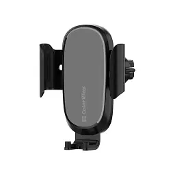 Універсальний автотримач ColorWay Air Vent Car Wireless Charger 15W Black (CW-CHAW038Q-BK) - мініатюра 2
