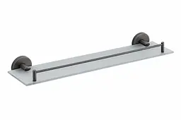Скляна полиця VBI Venus 52x12 см graphite VBI-040009GR