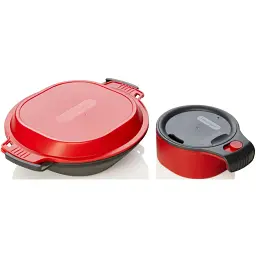 Набір Humangear GoKit Deluxe 7-tool Mess Kit. Charcoal/Red - мініатюра 2