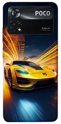 Чохол Demsky Yellow Porsche для Xiaomi Poco X4 Pro 5G