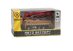 Спецтехніка LS-0749-17 Авто Експерт "Автобетононасос" м/п масштаб: 1:32 інерція світло звук в коробці (6976001651272)