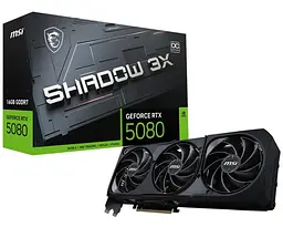 Відеокарта MSI RTX 5080 16G SHADOW 3X OC Bulk (G5080-16S3C) (RTX 5080 16G SHADOW 3X OC BULK) (GDDR7, 256 bit, PCI-E v5.0 x16) - мініатюра 7