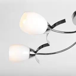 Люстра стельова Brille класична E14 40W CH (LK-260C/4) - мініатюра 3