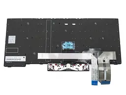 Клавіатура для Lenovo ThinkPad E480, E485, L480, L380, T490, E490, E495, L490, T495, yoga L390, T480S.(01YP360, 01YP520) ( RU BLACK ). Оригінал. - мініатюра 2