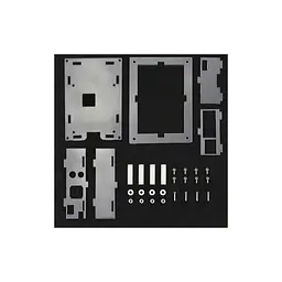 Корпус для Мікро ПК Raspberry Pi для PI4 прозорий (Acrylic, for 3.5 inch LCD) (RA575) - мініатюра 2