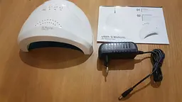 Лампа для нігтів LED 48 Вт Сушка манікюру ультрафіолетова УФ Sun One UV 48W - мініатюра 7