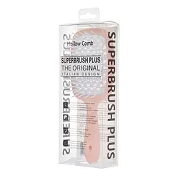 Гребінець щітка для волосся Superbrush Plus Hollow Comb Бежево-білий Бежево-белый 86728 - мініатюра 2