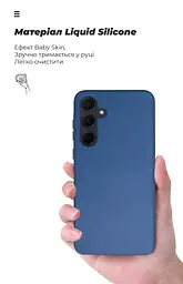 Чехол ArmorStandart ICON для Samsung A35 5G (A356) Dark Blue (ARM74320) - мініатюра 7