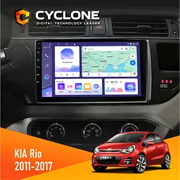 Штатна магнітола KIA Rio (QB) 2011-2017 Cyclone C9-011 4x64, DSP Cyclone (НФ-00007044)