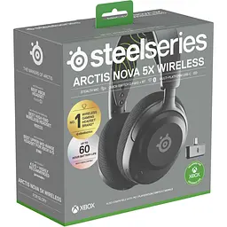 Ігрові навушники SteelSeries Arctis Nova 5X Wireless Black (61676) [124198] - мініатюра 7