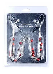 Затискачі для сосків Fetish B-Series Exclusive Nipple Clamps No.3 (сріблястий) - мініатюра 4