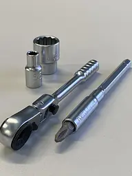 Тріскачка міні 1/4" з шарніром Toptul 60 зубців (ісп. з FTDF0810) CHEV0811 - мініатюра 7