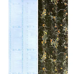 Самоклеюча плівка Sticker Wall SW-00001282 Чорний мармур з жовтим 0,45х10мх0,07мм - мініатюра 4