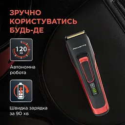 Машинка для підстригання волосся Rowenta червона (TN5241F4) - мініатюра 4