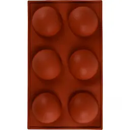 Форма силікон Напівсфера 6 шт 29×17 см R34946