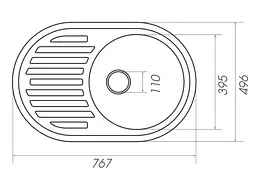 Кухонна мийка Platinum 7750 LIRA (SP000039637) - мініатюра 7