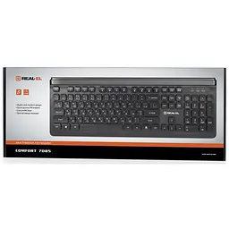 Клавіатура REAL-EL 7085 Black - мініатюра 4