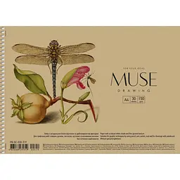Альбом Muse Drawing на спіралі A4 30 аркушів в асортименті (PB-SC-030-319) - мініатюра 2