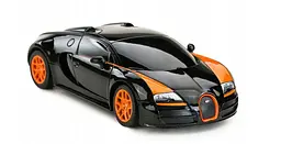 Машинка Rastar Bugatti Veyron Grand Sport на управлінні 1:24 чорний 47000 - мініатюра 3