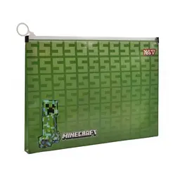 Папка-конверт Yes B5 на блискавці "Minecraft Creeper"