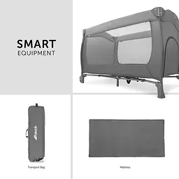 Дитячий манеж Hauck Sleep N Play Go Plus Grey, сірий (60081-8) - мініатюра 5