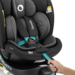 Автокрісло Lionelo Navy I-Size black turquoise (LO-NAVY I-SIZE BLACK TURQUOISE) - мініатюра 11