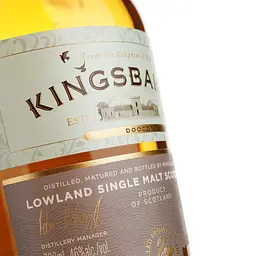 Віскі Kingsbarns Doocot Lowland Single Malt Scotch Whisky 46% 0.7 л в подарунковій коробці - мініатюра 4
