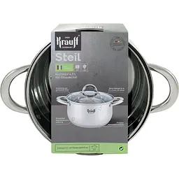 Каструля Krauff Steil зі скляною кришкою 22 см 4.5 л (26-238-076) - мініатюра 6