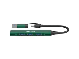 USB-хаб Canyon DS-02 Green (CNS-TDS02GR) - мініатюра 2