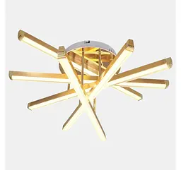 Золота стельова LED-люстра Artlight W168/5GD 79 Вт, 3 режими світла, Ø63,5 см, від 13-20 м² - мініатюра 3