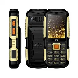 Протиударний кнопковий мобільний телефон Land Rover BQ-2430 Black/Gold Tank Power 4000 мАг - мініатюра 2