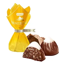 Цукерки Roshen Mont Blanc з шоколадом та сезамом 1 кг - мініатюра 2
