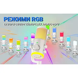 Мікрофон Fifine AM6W USB White (AM6W) - мініатюра 8