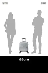 Валіза 45 См American Tourister FLASHLINE SKY SILVER 45x35x20 ME8*25007 - мініатюра 7