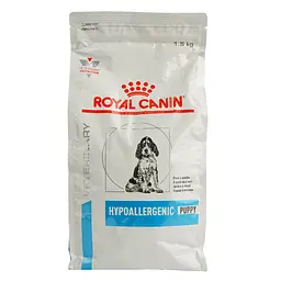 Сухий корм для цуценят Royal Canin Hypoallergenic Puppy при харчовій непереносимості та алергічних реакціях 1.5 кг - мініатюра 2