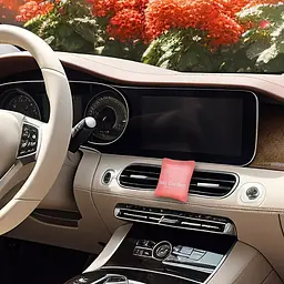 Ароматизатор Baseus Margaret Car Air Freshener Neon Garden рожевий - мініатюра 5