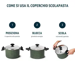 Каструля TVS Natura Induction BS036222910001C 2 л 22 см - мініатюра 3